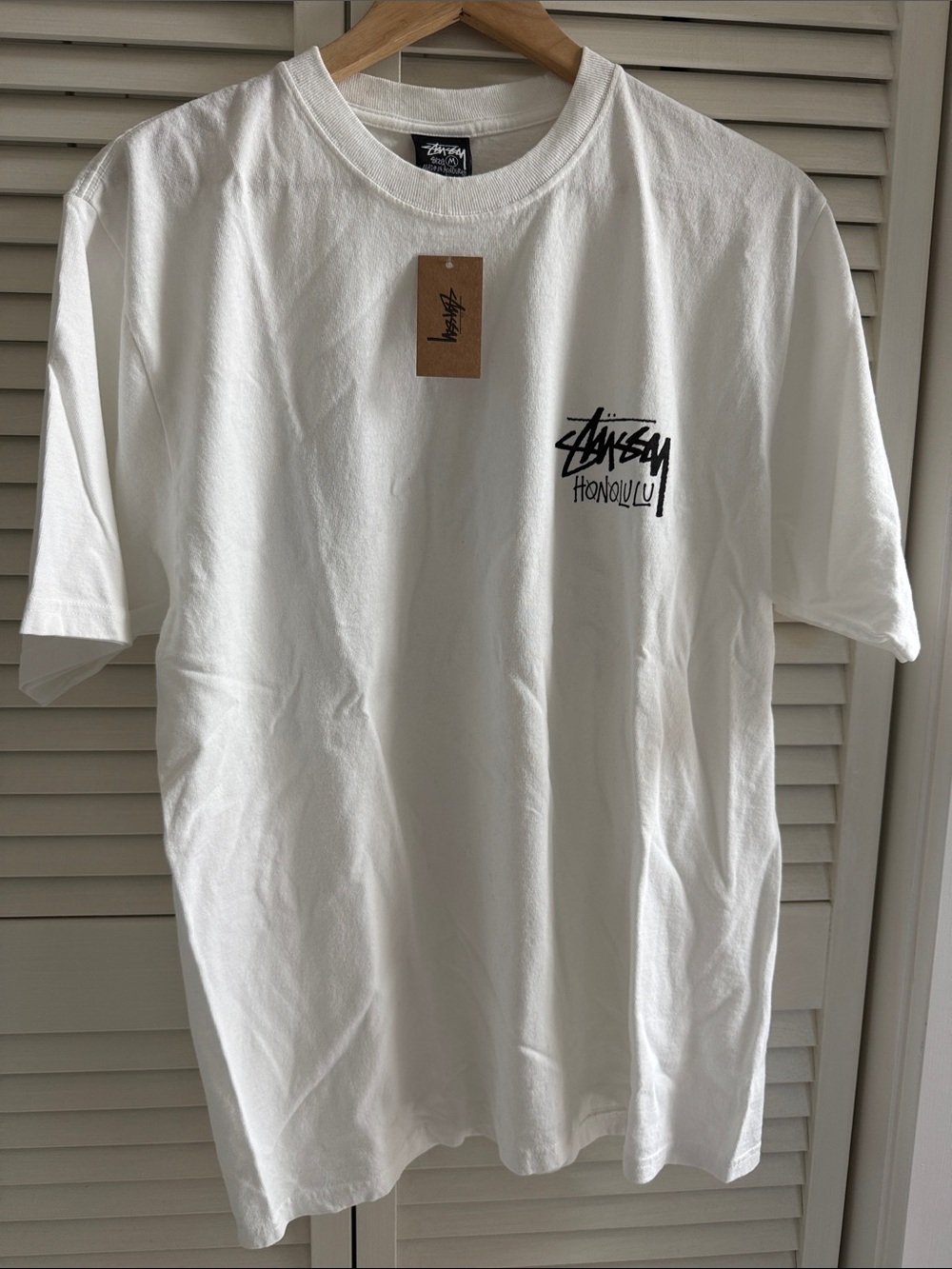 Stussy Honolulu White Short Sleeve T-Shirt